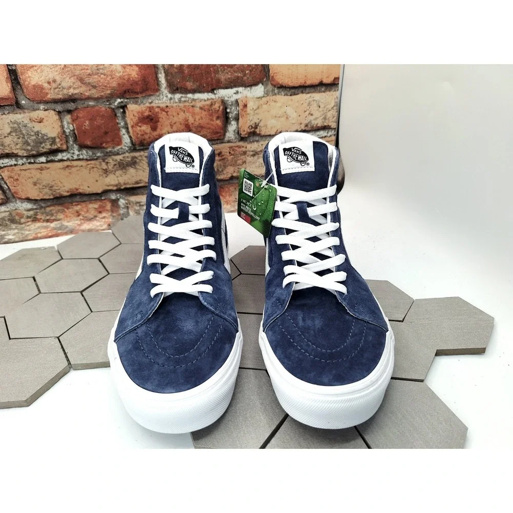 Vans Sk8-Hi Pig Suede Vintage Indigo Size US 11.5 Men New VN0007NSAHU Sneakers - Picture 3 of 11